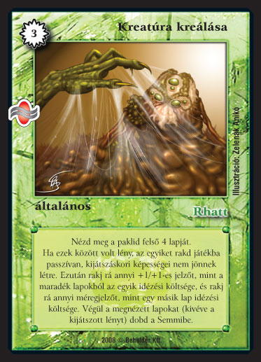 Kreatúra kreálása