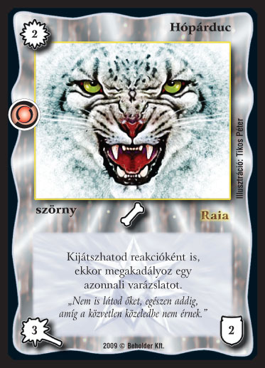 Hópárduc – Elözönlés