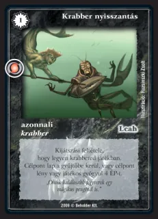 Krabber nyisszantás