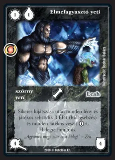 Elmefagyasztó yeti