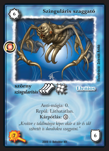 Szinguláris szaggató