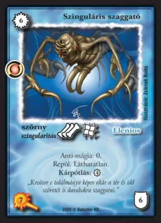Szinguláris szaggató