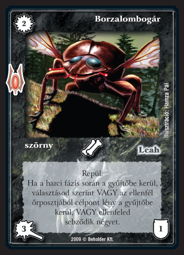 Borzalombogár – Alappakli, 9. kiadás (Végzetúr)
