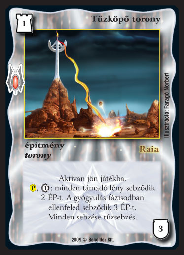 Tűzköpő torony