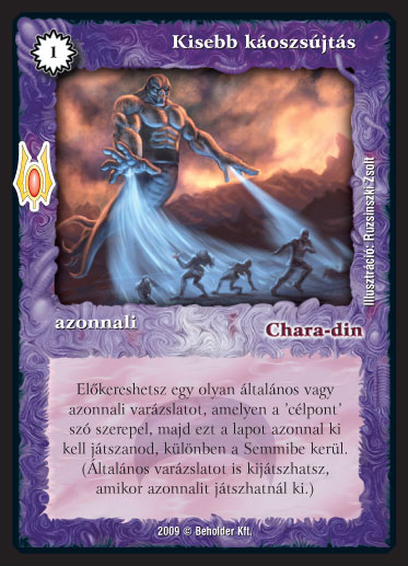 Kisebb káoszsújtás