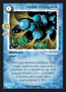 Térfaló manaspórák