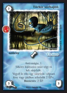 Türkiz sárhajító (új)