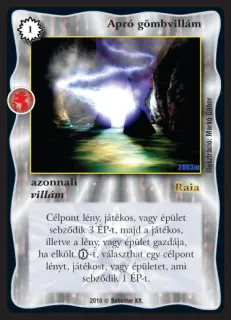 Apró gömbvillám (új)