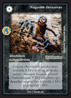 Nagyobb életszívás (új)