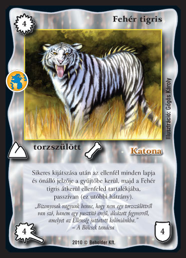 Fehér tigris (új)