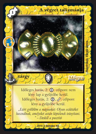A végzet talizmánja (új)