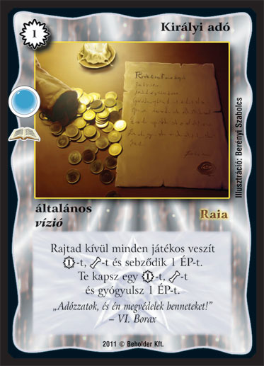 Királyi adó (új)