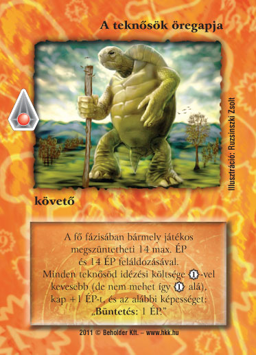 A teknősök öregapja (új)