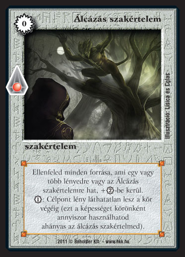 Álcázás szakértelem (új)