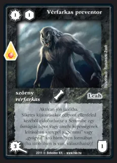 Vérfarkas preventor