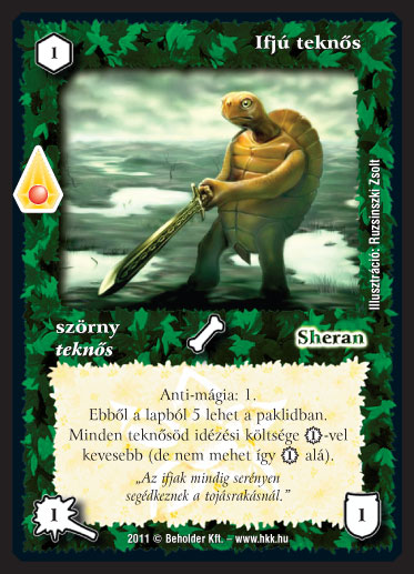 Ifjú teknős (új)