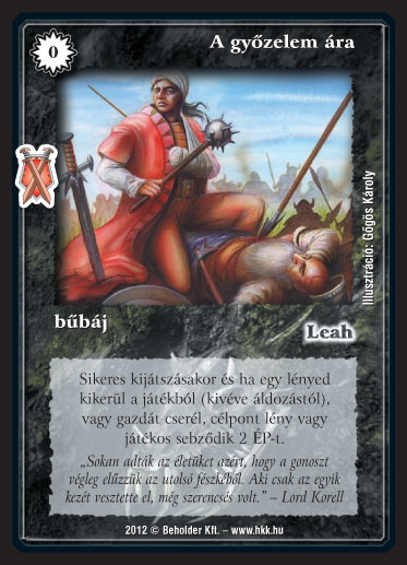 A győzelem ára (új)