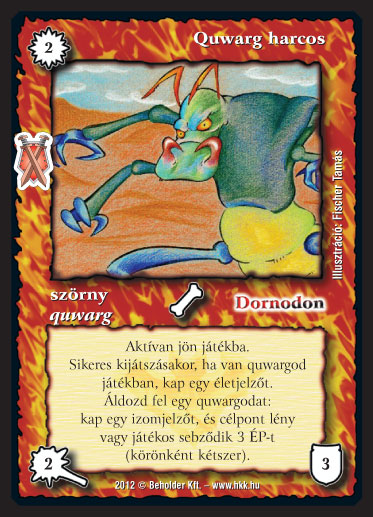 Quwarg harcos (új)