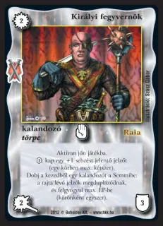 Királyi fegyvernök (új)