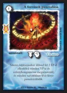 A források pusztulása
