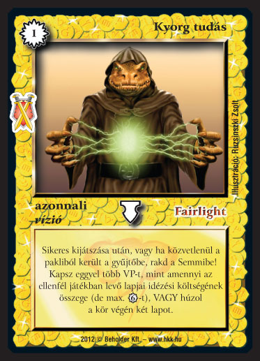 Kyorg tudás (új)