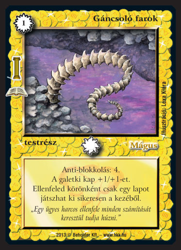 Gáncsoló farok (új)