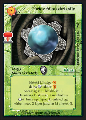 Türkiz fókuszkristály