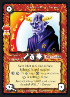 Varkaudar preventor (új)