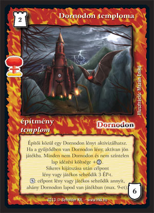 Dornodon temploma (új)