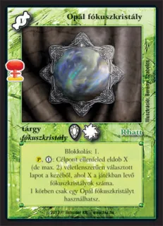 Opál fókuszkristály