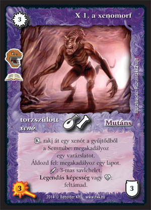 X 1, a xenomorf (új) – A mélység lakói