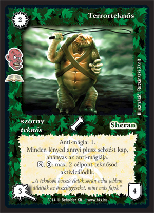 Terrorteknős (új)