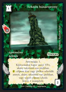Teknős hínártorony (új)