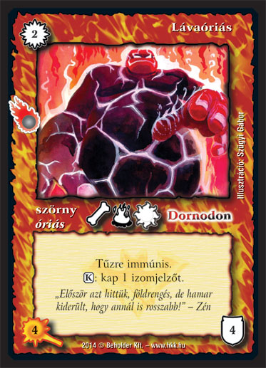 Lávaóriás (új)
