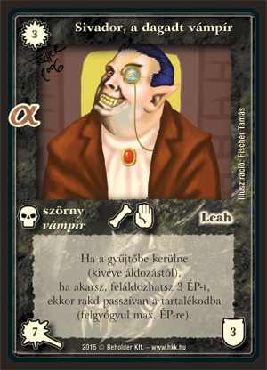 Sivador, a dagadt vámpír (alfa)