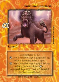 Sötét manifesztáció (alfa)