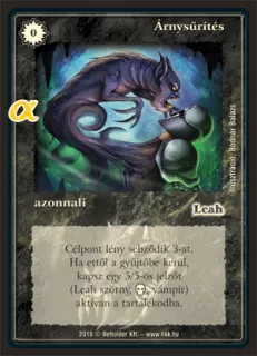 Árnysűrítés (alfa)