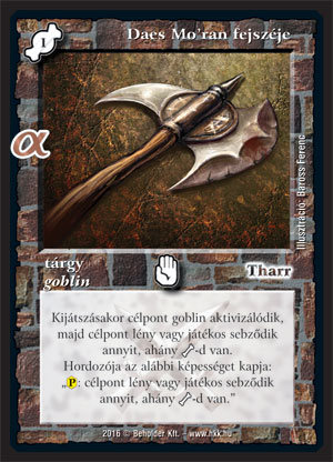 Daes Mo'ran fejszéje(alfa) – Alfa Pakli - Goblinok