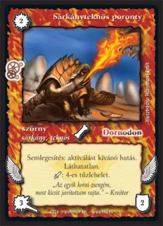 Sárkányteknős poronty (új)