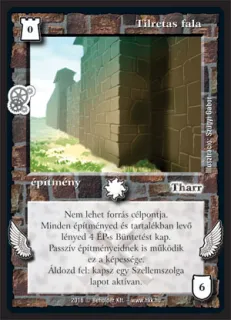 Tilretas fala (új)