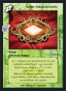 Achát fókuszkristály