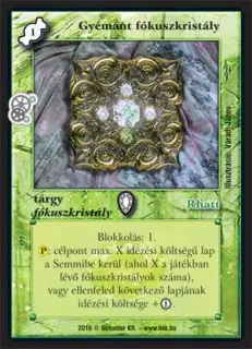 Gyémánt fókuszkristály (új)