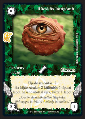 Rücskös látógömb (új)