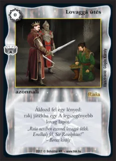 Lovaggá ütés