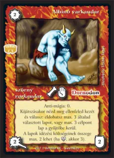 Albinó varkaudar (új)