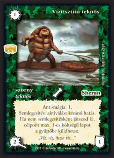 Víztisztító teknős (új)