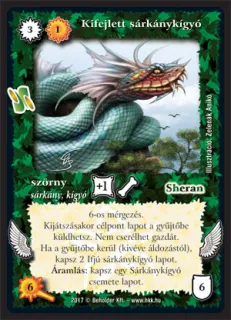 Kifejlett sárkánykígyó (új)