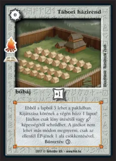 Tábori házirend