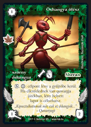 Őshangya ölész