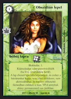 Obszidián lepel (új)